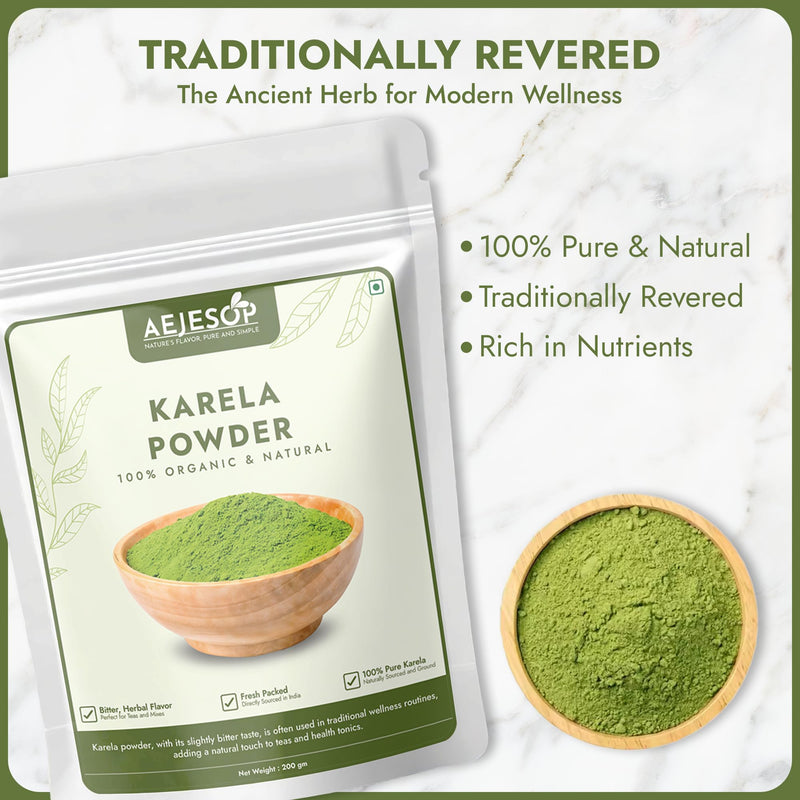 [Australia] - Karela Powder | Bitter Melon | Momordica Charantia,7 oz/ 200 gm 