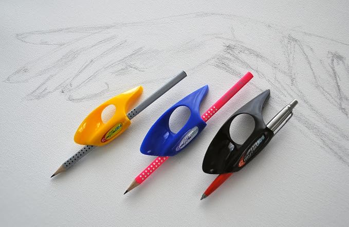 Ring-pen Ultra Grip Support for Writing and Art Tools (Medium Blue, Royal Blue)