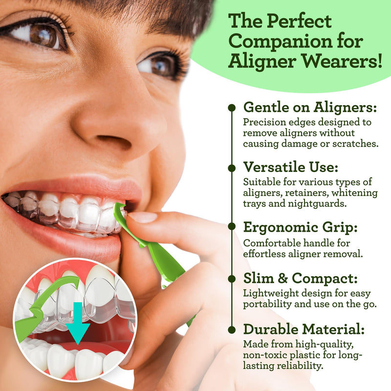 [Australia] - GuruNanda Disposable Tongue Scraper for Adults & Kids, Aligner Removal Tool (40 Ct) Dual-Function, BPA & PFAS-Free, Recyclable, Travel-Friendly, Promotes Fresh Breath, Easy to Use 