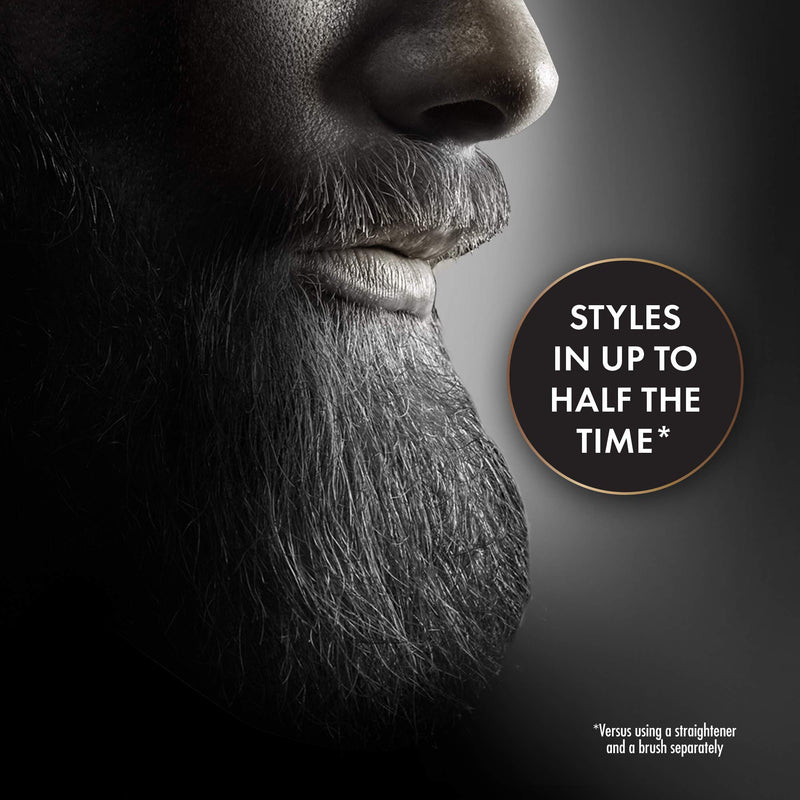 [Australia] - Hot Tools Men’s Beard Straightener Brush| For a Smooth Finish 