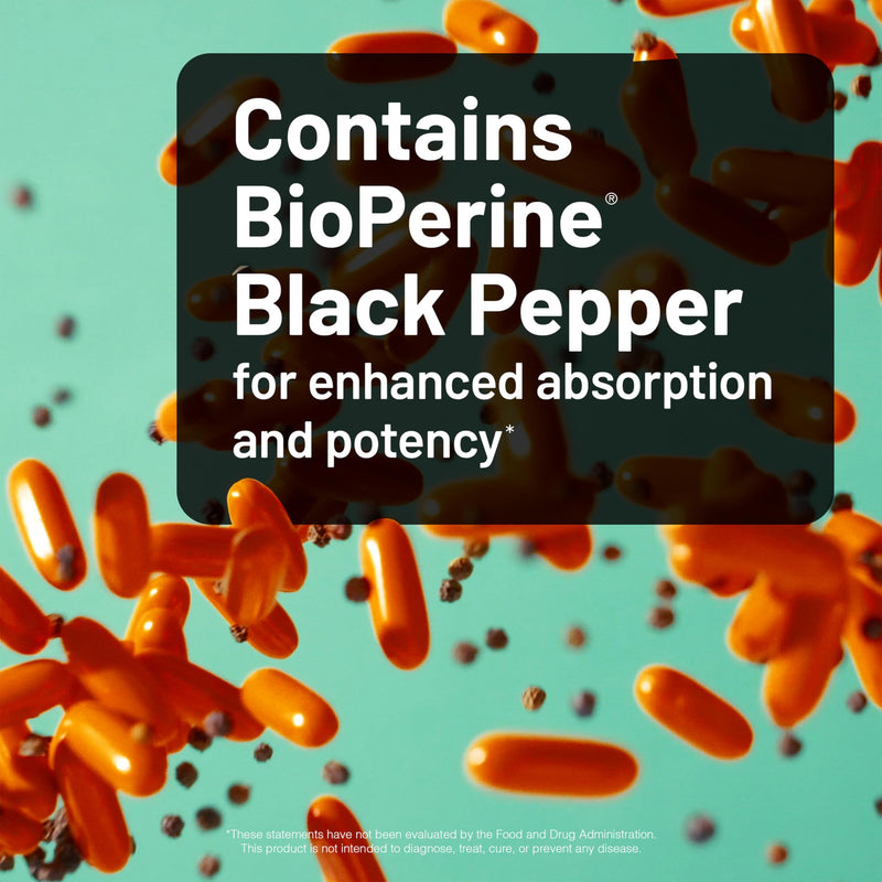 [Australia] - NatureWise Turmeric Curcumin 500mg with Black Pepper Softgels - Extra Strength, Enhanced Absorption - 95% Curcuminoids & BioPerine for Immune Support - Gluten-Free, Non-GMO - 30 Count[1-Month Supply] 30 Count (Pack of 1) 
