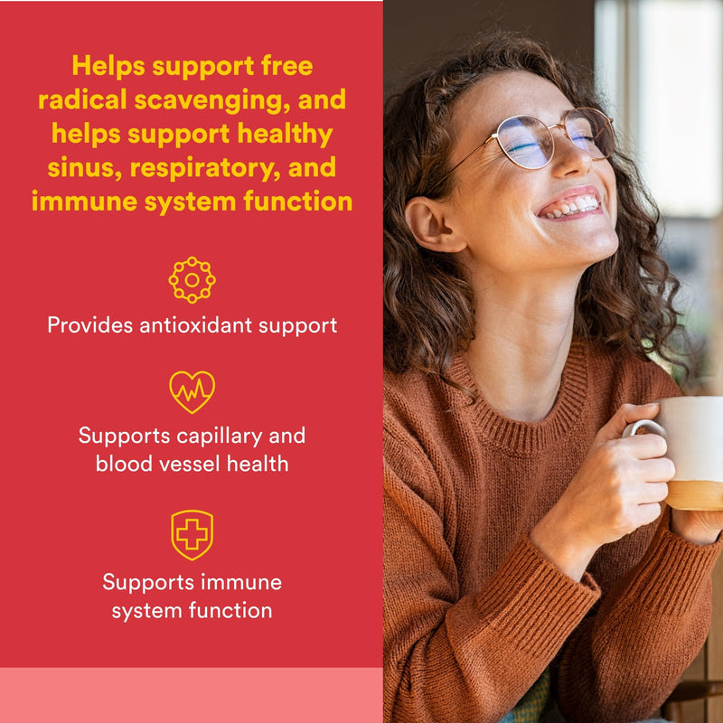 Natural Factors Quercetin - Antioxidant Support Supplement for Respiratory & Lung Health Support - Quercetin Supplement Aids Your Body's Health & Function - 60 Vegetarian Capsules (60 Servings)