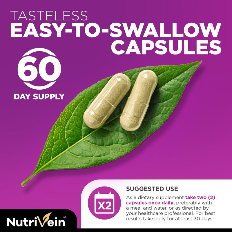 Nutrivein Premium Magnesium L-Threonate & Resveratrol Supplement Bundle: High-Absorption Magnesium Threonate and Resveratrol Capsules for Repair, Defenses, & Vitality