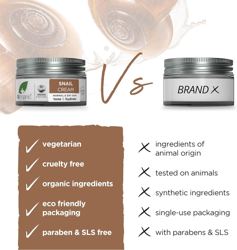 DR ORGANIC Snail Gel Cream, 50 ml