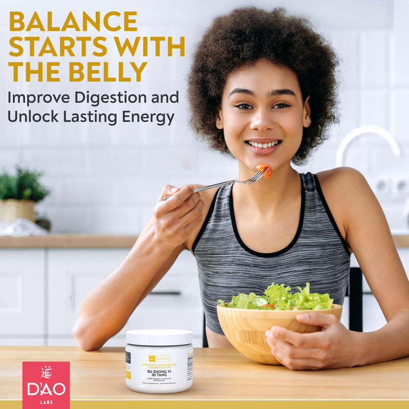 [Australia] - D‚ÄôAO Labs - Bu Zhong Yi Qi Tang - Ginseng and Astragalus Combination - Herbal Capsules. 100 Capsules. 