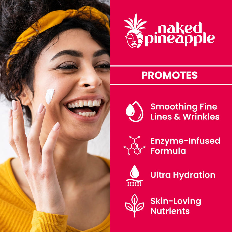 Exotic Nourishing Cream - Face Moisturizer - 2 oz Jar | Contains Pineapple Enzymes and Vitamin C, Deeply Moisturizes Skin, Helps Improve Elasticity and Smooth Skin Texture