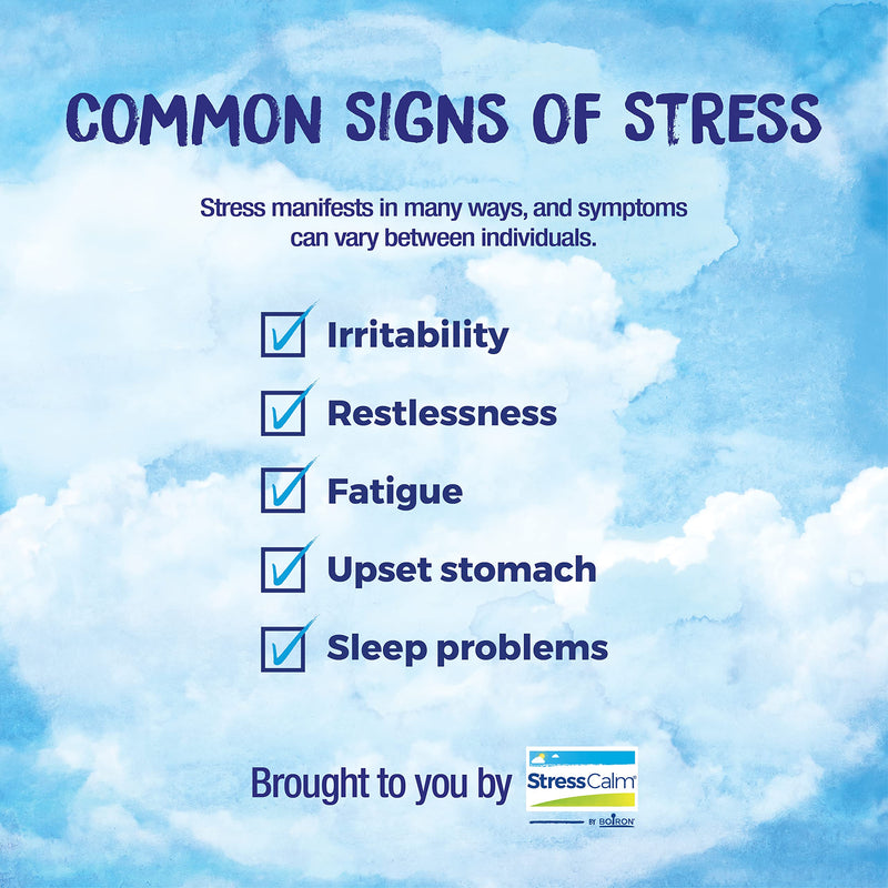 Boiron StressCalm Tablets for Relief of Stress,Anxiousness,Nervousness,Irritability,and Fatigue -,120 Count (Pack of 2) 120 Count (Pack of 2)