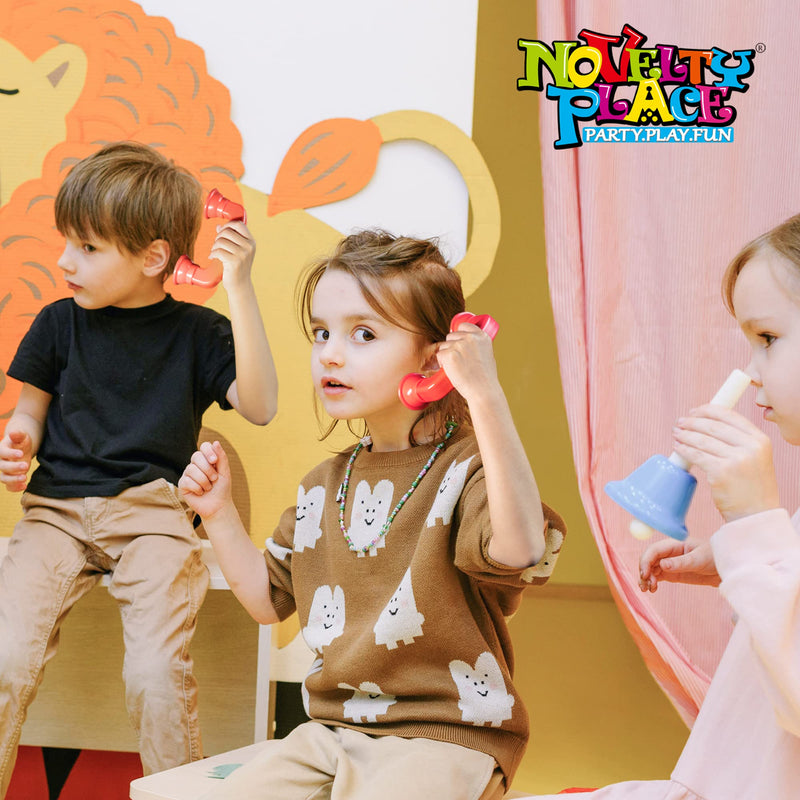 [Australia] - Novelty Place 2 Pack Whisper Phones Speech Therapy Toys for Reading & Auditory Feedback - Improve Fluency, Comprehension & Pronunciation- Hear Myself Sound Phone (Blue and Red) 