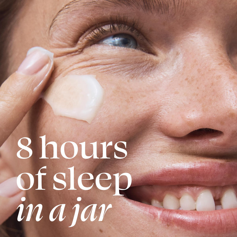 TULA Skin Care Beauty Sleep Overnight Repair Treatment - Anti-Aging, Night Cream, Contains Natural Peptides, AHAs, & Vitamin C to Reduce the Appearance of Lines and Dull Tone Regular - 1.7 oz.