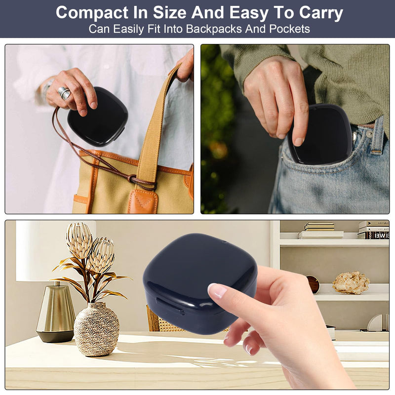 [Australia] - Braces box, denture box, 2 pieces, tooth rescue box, portable denture box with sieve, tooth splint box for false teeth, storage, cleaning 