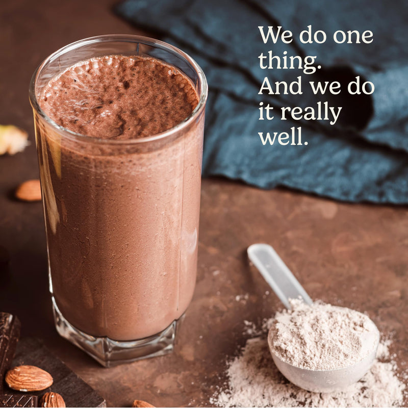 GLP-1 Supplement, Gut Health, Muscle Support, Fiber Protein Shake Chocolate | Doctor-Designed for Ozempic Wegovy Mounjaro Zepbound GLP 1 Users, Daily Shake for Digestion, Constipation and Muscle Support Pack of 1