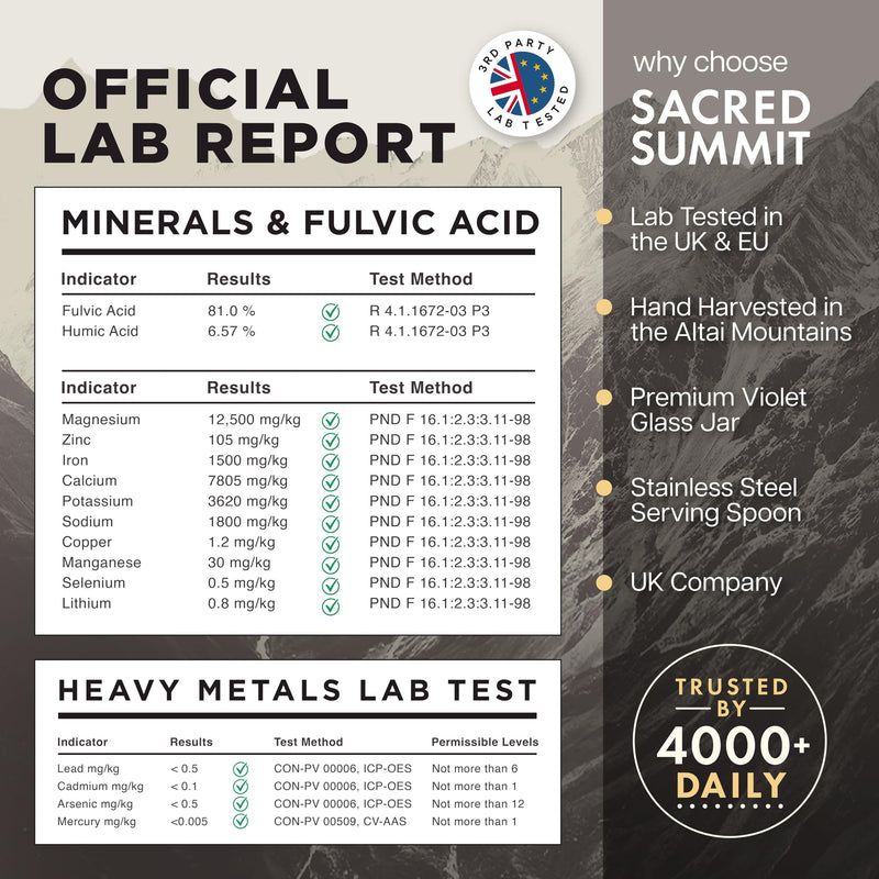 Authentic Shilajit Resin – 3 Months Supply, Pure, Vegan, Ethically Sourced, Rich in Fulvic & Humic Acid, Boosts Energy & Stamina