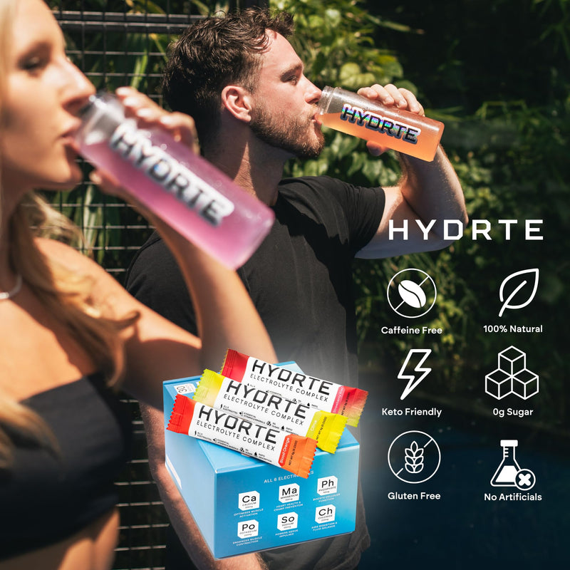 Electrolyte Complex – Multi-Flavour Electrolytes Sachets Variety Pack, Sugar Free Electrolytes Powder with Sodium, Potassium & Magnesium – Hydration Sachets for Daily Wellness, 30 Sachets