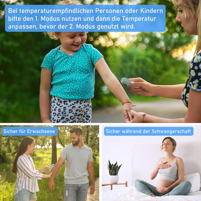 [Australia] - MYCARBON insect bite healer, small and handy mosquito bite heat pen treatment insect bites from itching & pain & swelling, without chemical substances mosquito bite electric bite healer, white white 