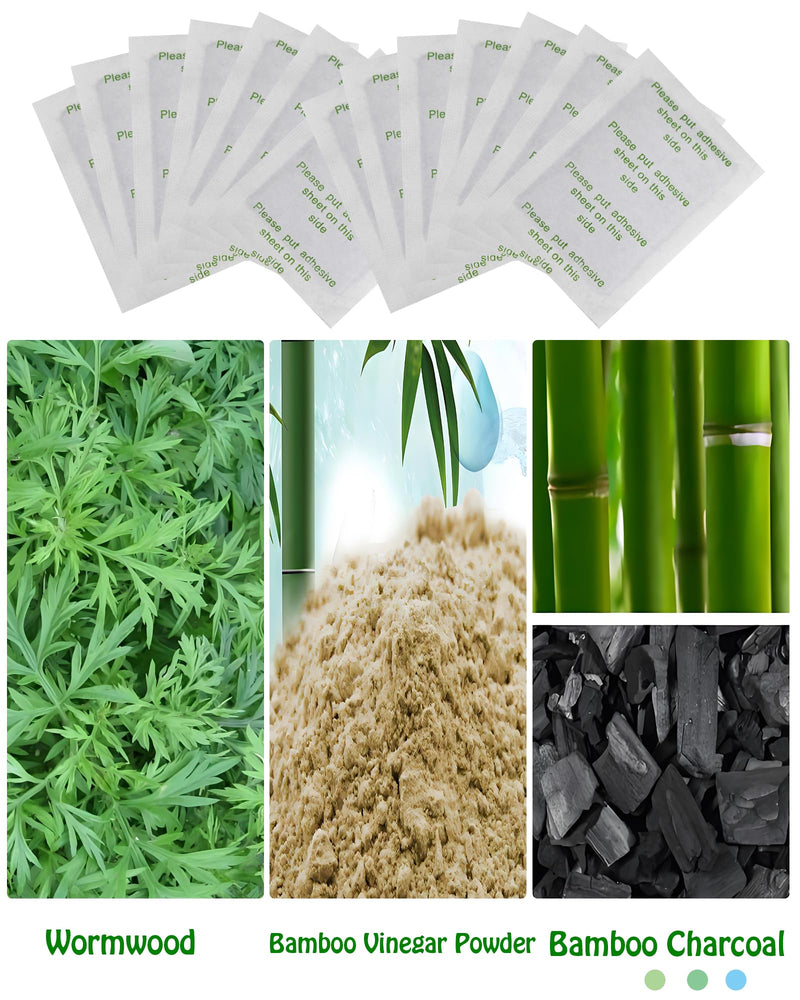 [Australia] - Detoxification plasters feet Detox foot plasters detoxification - 112 pieces (56 pairs) Deep Cleansing Foot Pads Plasters deep cleansing for stress relief, sleep aid, improving blood circulation 112 PCS 