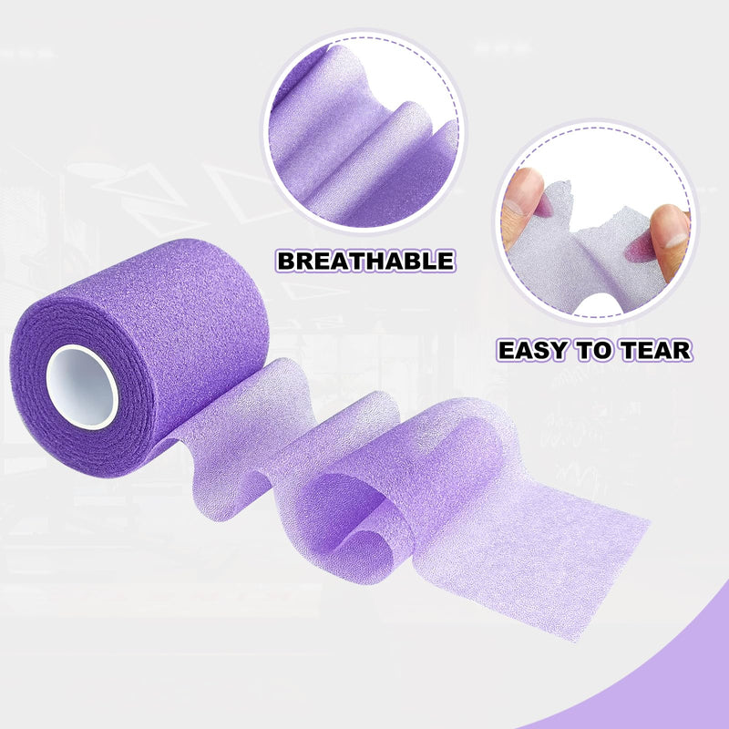 [Australia] - Prewrap Athletic Tape,6 Roll Pre wrap Headbands for Hair Soccer,Foam Underwrap Sports Wrap for Ankles Wrists Hands Knees Elbows 2.75 Inches X 12 Yards Mixed 