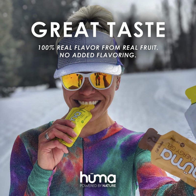 [Australia] - Huma Chia Energy Gel, Variety 12 Pack - Stomach Friendly, Real Food Energy Gels for Endurance Exercise 12 Gels Variety Pack 
