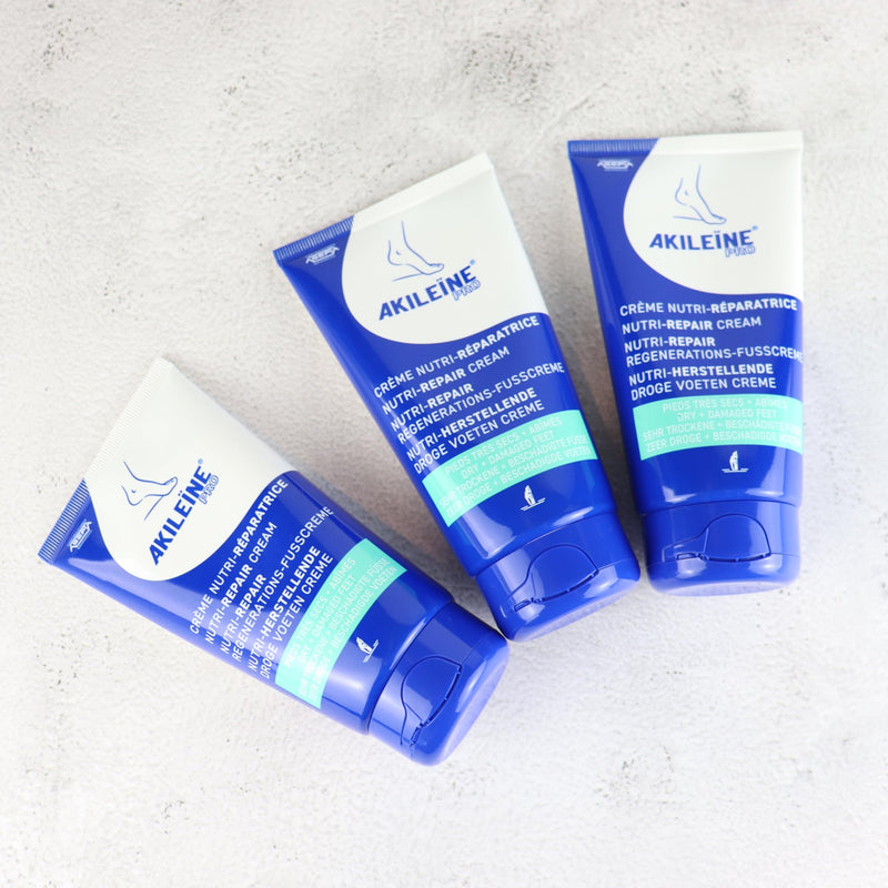 Akileine Nutri-Repair Foot Cream - Ultra-Hydrating Foot Moisturizer Cream for Dry Cracked Heels and Feet, Deep Nourishment For Callus, 24-Hour Moisturization, 5 Fl Oz 5 Fl Oz (Pack of 1)