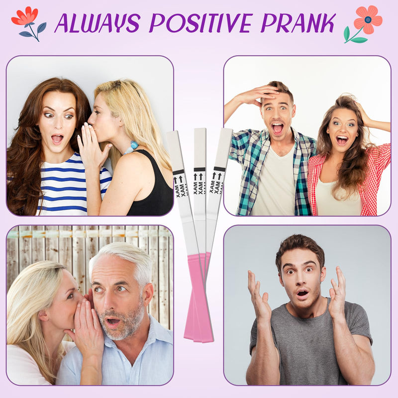 Skylety 3 Pcs Prank False Positive Pregnancy Solution Fake Any Pregnancy Test to Be Positive Including 3 Small Urine Cups(Stylish Style) Stylish Style