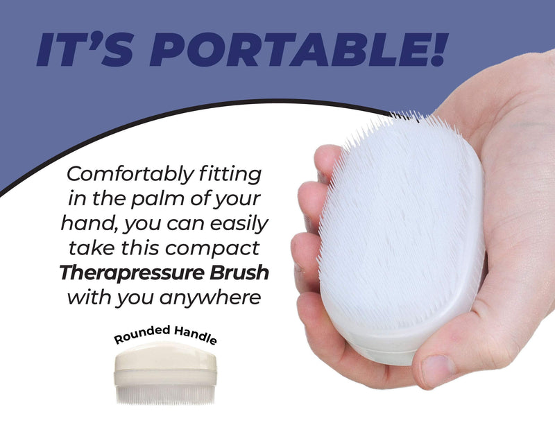 [Australia] - Wilbarger Therapy Brush, 2 Pack – Therapressure Brush for Occupational Therapy for Sensory Brushing – Designed by Patricia Wilbarger – Use as Part of the Wilbarger Brushing Protocol 