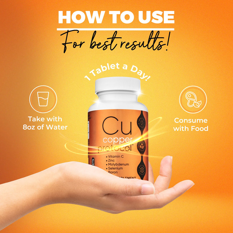 [Australia] - Copper Supplements for Women and Men (90 Capsules) Boosts Energy, Nourishes Body, Anti-Aging Formula, Includes Vitamin C, Zinc & Selenium, Non-GMO, Made in USA - GMP Certified 