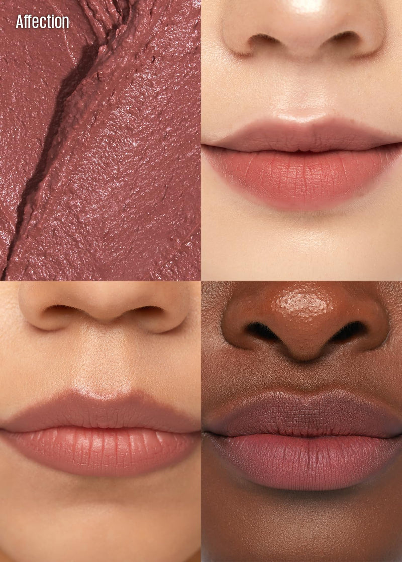 Kaja Love Blur Lip Balm - 06 Affection | Soft & Comfort Semi-Matte Blurring Daily Color Lip Balm | Shea Butter, Avocado Oil, Citrus Unshiu Peel Extract, Vitamin E Infused, Christmas Gift, 4g / 0.14oz.