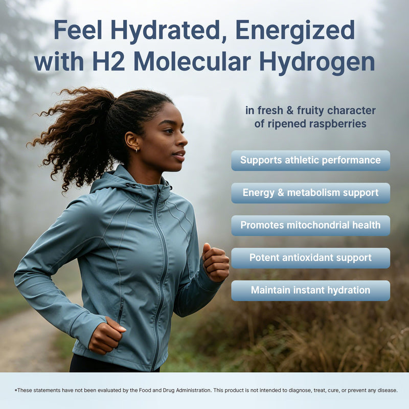 H2 Water Tablets for Energy, Metabolism & Daily Hydration - 54 Count