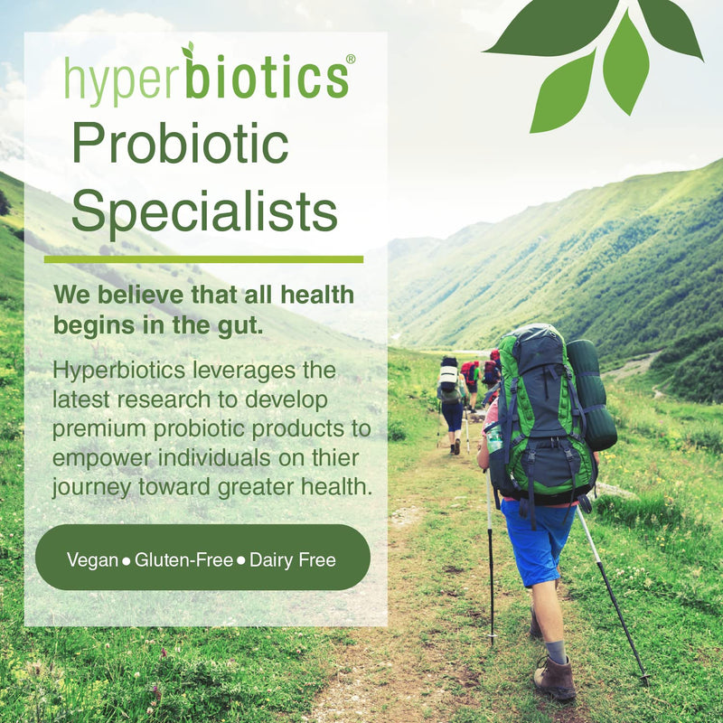 [Australia] - Hyperbiotics Pre Pro | Vegan Probiotics + Prebiotics | 60 Billion CFU | Daily Probiotic for Women and Men | Advanced Strength Digestive and Immune Health Support | Gluten and Dairy Free | 60 Capsules 60 Count (Pack of 1) 