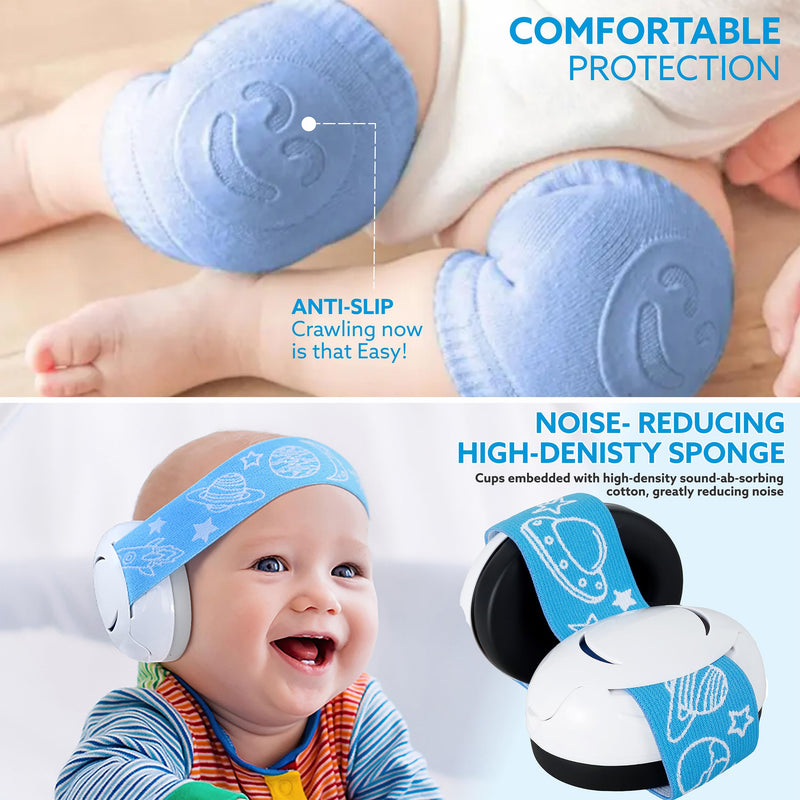 Baby Ear protection, Baby ear muffs noise protection, Baby noise cancelling headphones, Infant ear protection, Infant headphones noise cancelling for new born toddler & infant 0-36 months