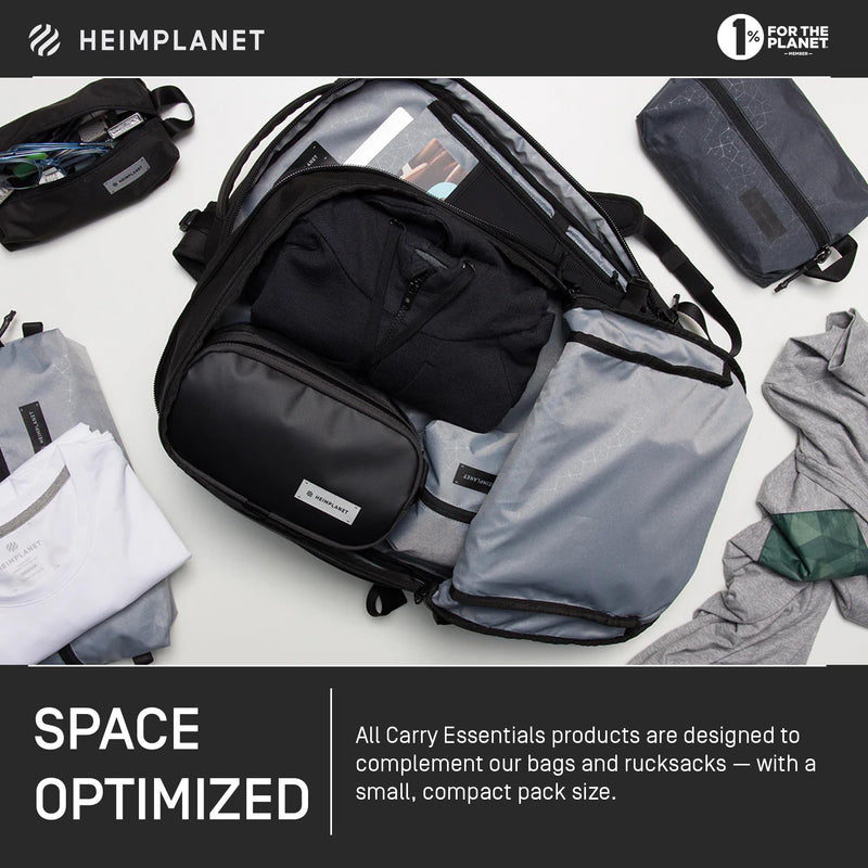 HEIMPLANET Original | HPT Carry Essentials - PACKING CUBES | Set of 3 Packing Organizers | 1x 4L Volume and 2x 2L Volume | Supports 1% for The Planet