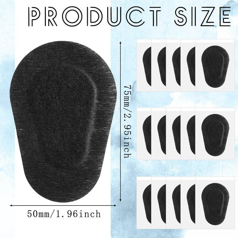 [Australia] - 120 Pcs Adhesive Eye Patches, Eye Patches for Adults Pad Disposable Eyepatch Latex Free Adhesive Bandages for Adult(3 x 2 Inch,Black) Black 3 x 2 Inch 