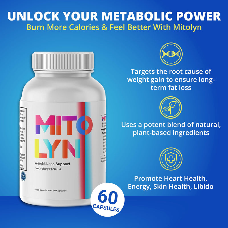 Mitolyn Purple Peel Exploit - 60 Caps, Weight Management Capsules, Food Supplement, Natural Ingredients, Supplement Heaven