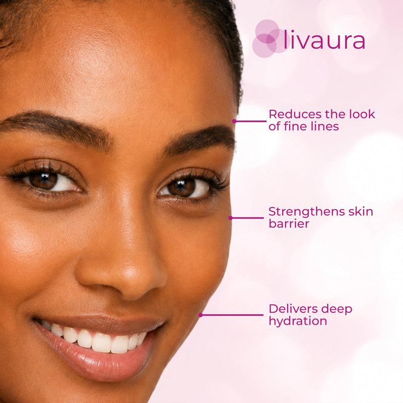 LIVAURA Retinol Face Serum for Women - Anti Aging Serum for Dark Spots | Retinol serum for face with Vitamin C and E - anti aging brightening serum for wrinkles, dark spots and dull skin