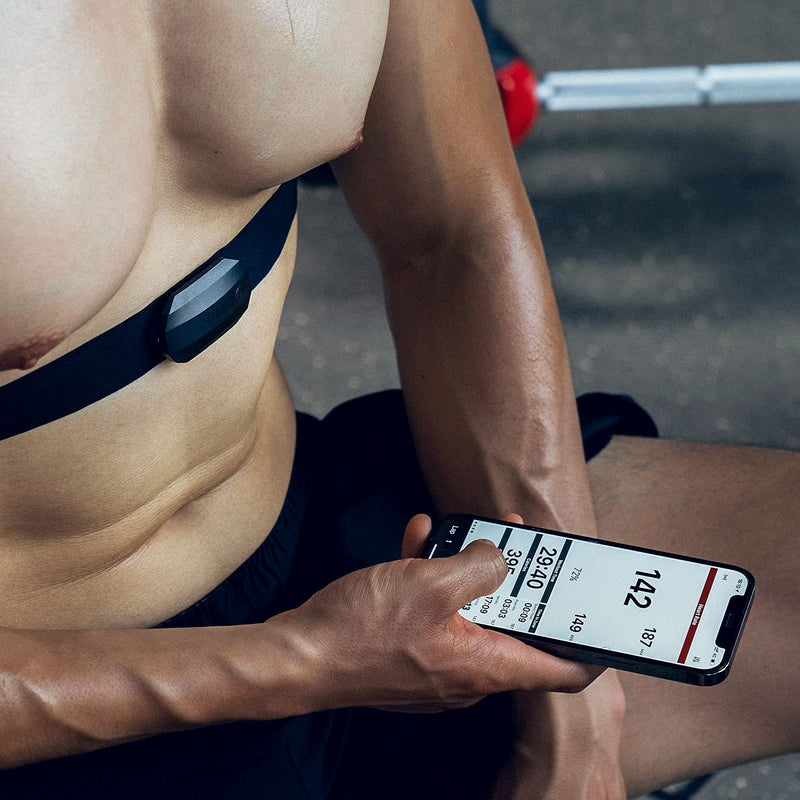 [Australia] - COOSPO Bluetooth Heart Rate Monitor Chest Strap H808S, ANT+ BLE HR Monitor Chest, HRM IP67 Waterproof, Use for Running Cycling Gym and Other Sports H808S Black 