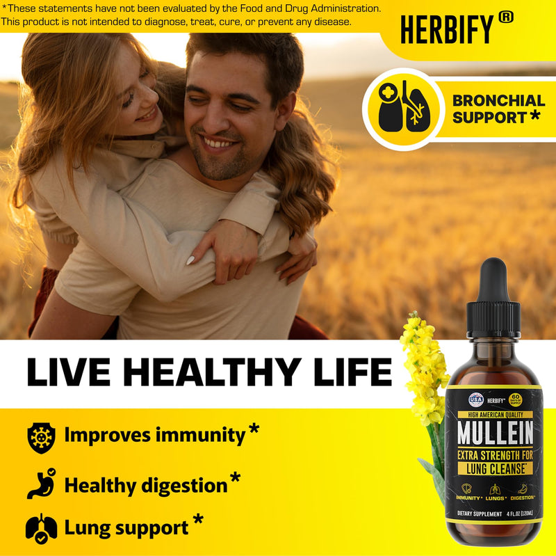 Bundle - Mullein Leaf Extract & Vitamin D3 - Respiratory Support & Immune Boost