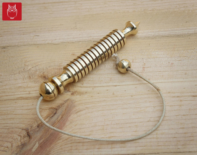 Brass Pendulum for Stress Relief and Relaxation, Premium Quality Meditation Tool