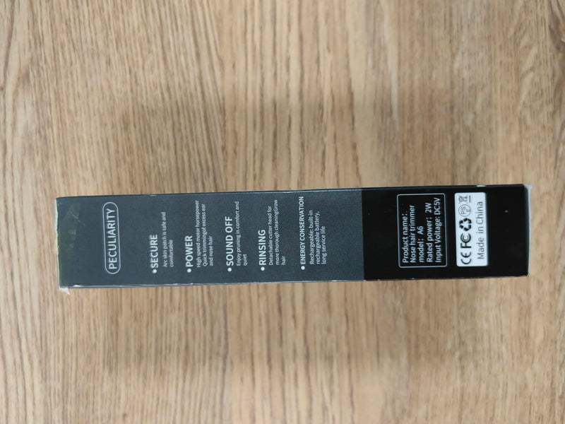[Australia] - USB rechargeable nose hair trimmer, nose hair trimmer for men and women via USB rechargeable eyebrows, electric trimmer for beard, eyebrows and facial hair, double-edged 