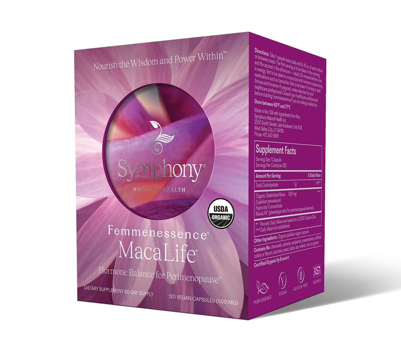 [Australia] - Femmenessence¬Æ MacaLife¬Æ ‚Äì Clinically Proven Perimenopausal Supplement for Natural Hormone Balance, Symptom Relief, Heart & Mood Support, Without Added Hormones (120 Capsules, 60 Day Supply) 120 