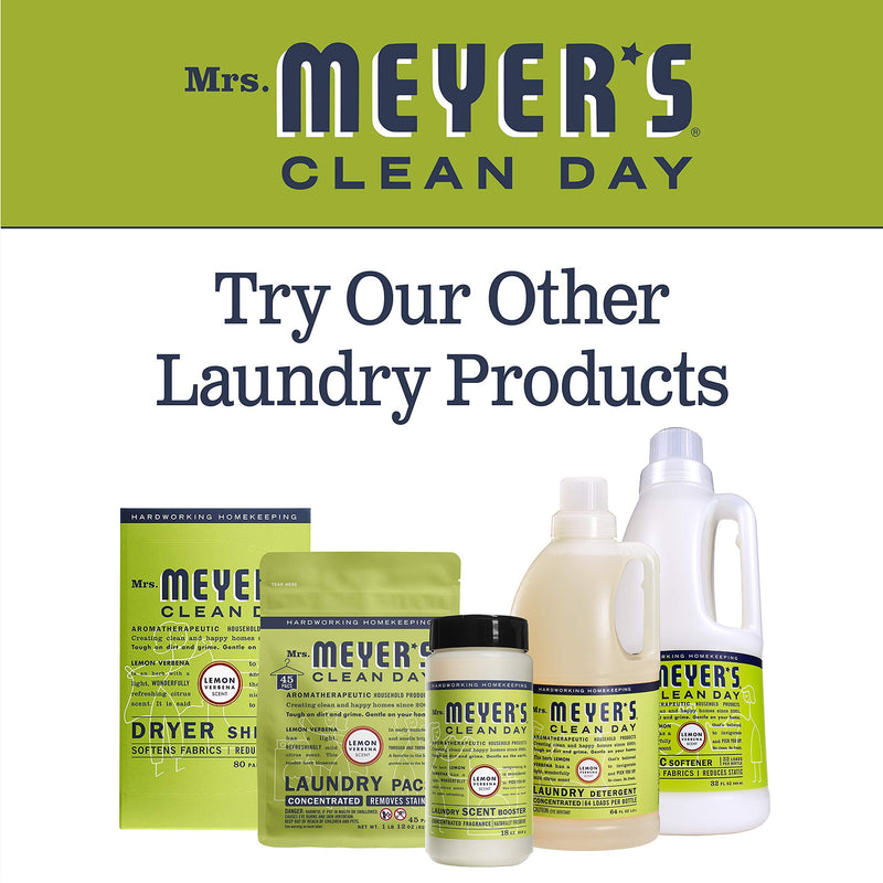 [Australia] - Mrs. Meyer's Clean Day Dryer Sheets, 80 Count (Lemon Verbena, Pack - 1) Lemon Verbena 