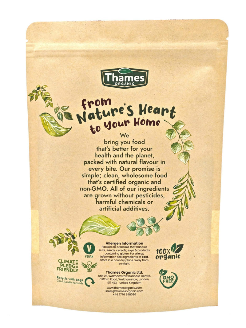 Thames Organic Organic Rice Protein Ground: Premium Plant-Based Protein for Health & Fitness Enthusiasts - Vegan-Friendly 1kg