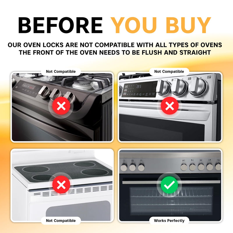 [Australia] - Oven Lock Child Safety ‚Äì Award Winning Self-Adhesive Baby Proofing Oven Door Latch, Easy Install Heat-Resistant Safety Lock by BeeGo (Black) Black 