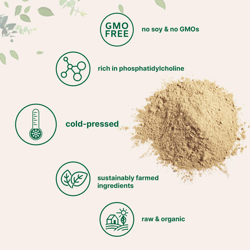 [Australia] - Micro Ingredients Organic Sunflower Lecithin Powder, 1 Pound, Sustainable Farmed, Cold Pressed, Rich in Phosphatidyl Choline and Protein, Making Liposomal Vitamin C, Lactation Supplement, Non-GMO 