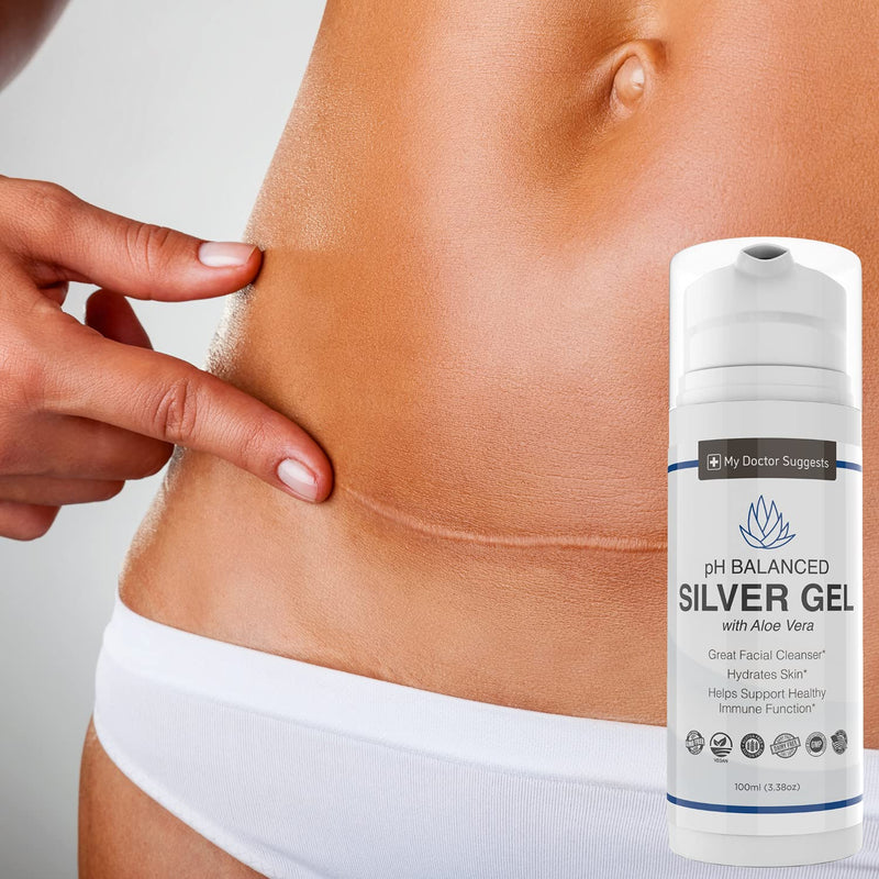[Australia] - Structured Colloidal Silver Gel with Aloe Vera, for Burns, Wounds, Sores and Eczema - Strong Pure 30ppm pH Balanced 1 
