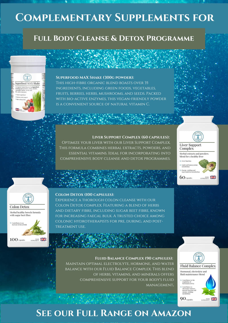Superfood MAX Shake - 35 Superfoods - Organic Supergreens - 20 Servings - Pure & Vegan - 300g Powder