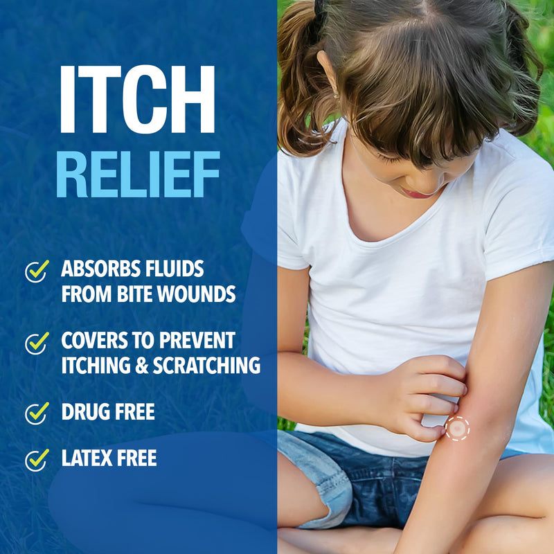 [Australia] - Cutter Bug Bite Patches Itch Relief Hydrocolloid Patches for Kids & Adults, Absorbs Fluids, Helps Heal, Prevents Scratching, Mosquito Itch Relief, Hydrocortisone & Suction Tool Alternative, 51 Count 