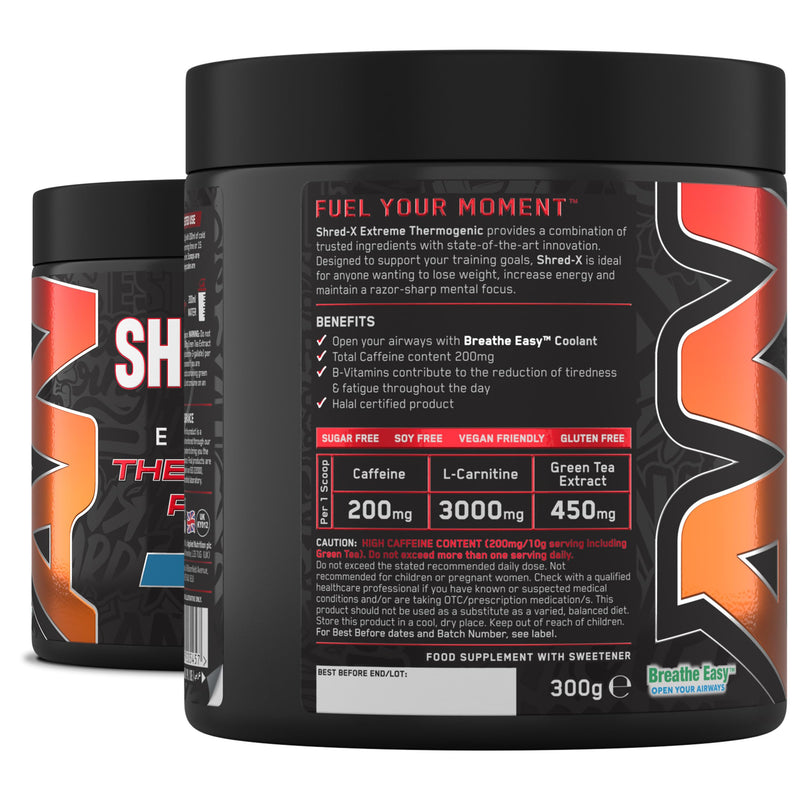Applied Nutrition Shred X Fat Burner - ABE All Black Everything Fat Burner, Thermo Weight Management (300g - 30 Servings) (Lemon Ice Tea) Lemon Ice Tea 30 Servings (New Pack of 1)