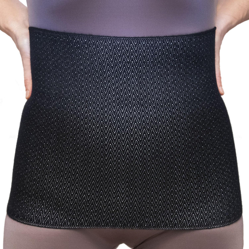 [Australia] - BODYPERFECT wool back warmer, heat belt for men and women, kidney belt, kidney warmer, thermal belt made in Italy (black, XXXL) black 3XL 
