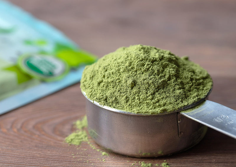 [Australia] - Food to Live Organic Alfalfa Powder, 8 Ounces - Non-GMO, Made from Raw Dried Whole Young Leaves, Vegan, Bulk, Great for Baking, Juices, Smoothies, Shakes, Tea, Drinks. for Dietary Fiber and Protein 8 Ounce (Pack of 1) 