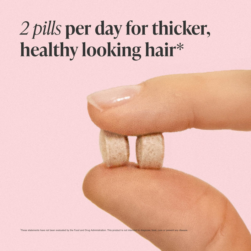 Viviscal Hair Growth Supplements for Women, 60 Tablets, 1 Month | For Thicker & Fuller Hair, Thinning Hair Support, Biotin & Marine Collagen, Drug-Free Bottle 60 Count (Pack of 1)