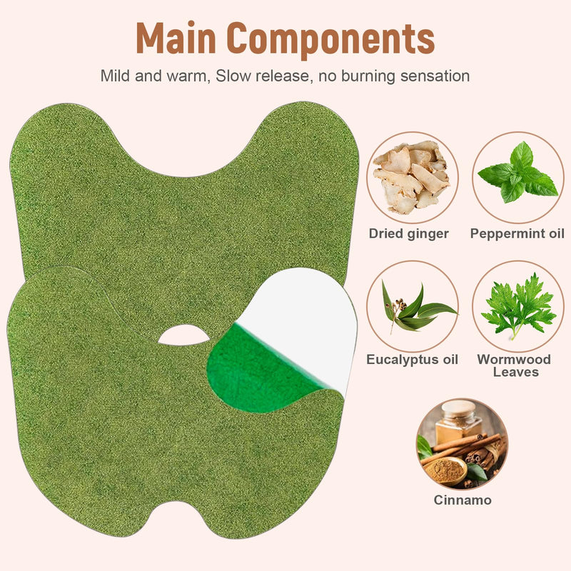[Australia] - Mutree Pain Relief Patch, Pack of 40 Natural Herbal Pain Relief Patch Self-Adhesive Heat Plasters Pain Plasters for Knee Neck Shoulder Relieve Pain 